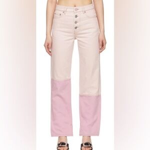 Ganni pink lovy jeans size 27